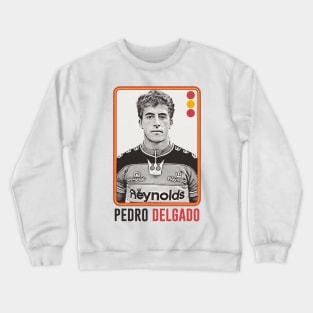 Pedro Delgado ---- Retro Style Original Design Crewneck Sweatshirt